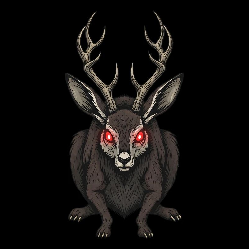 Jackalope noir