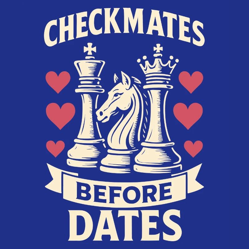 Checkmate Before Data Chess Player Fun Design