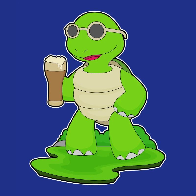 Turtle Chope de bière Bière