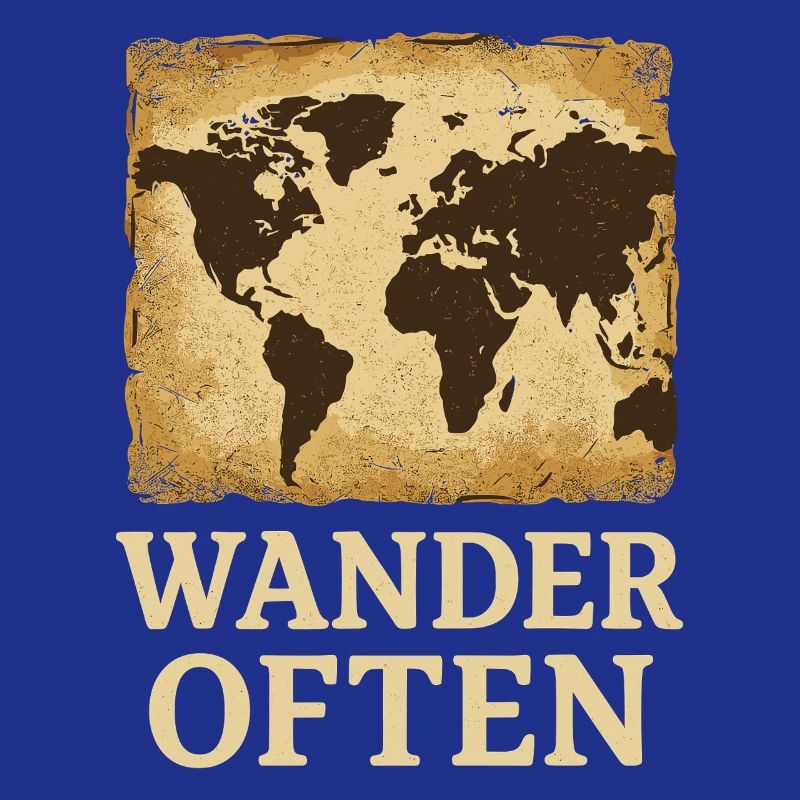 Wander Often: Adventurous World Map