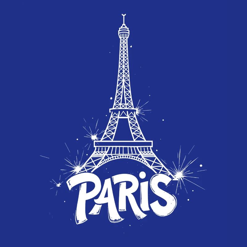 Tour Eiffel Pop Art Scène De Nuit