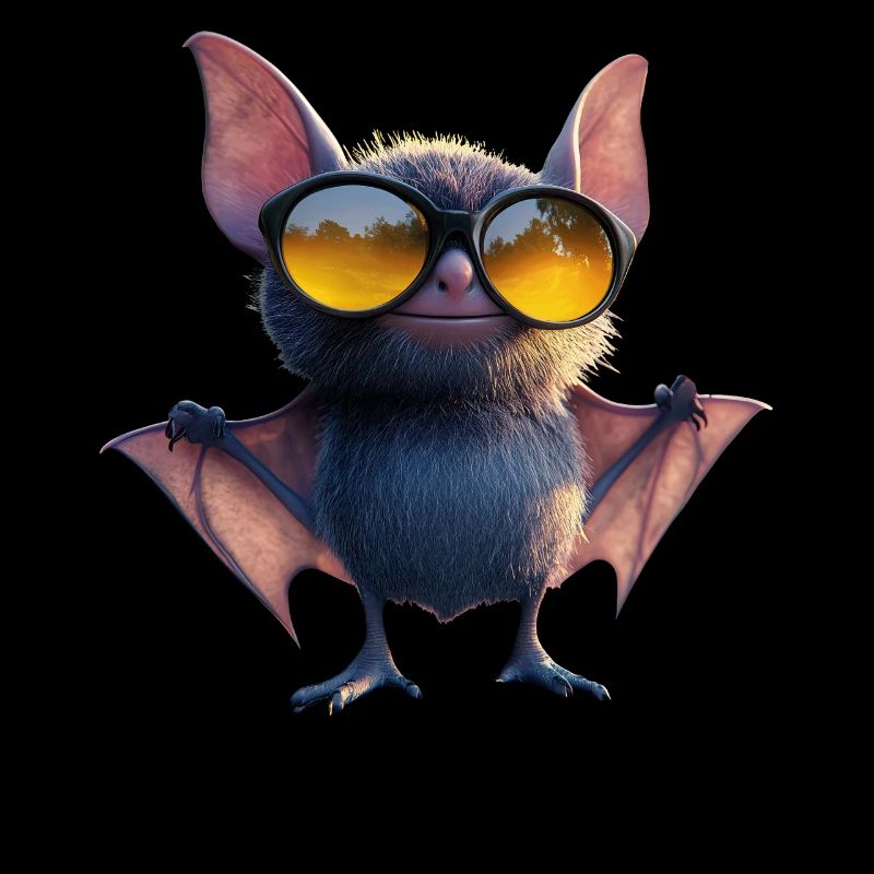 Bat Flying Fox Vampire Bat Cute Fledemice