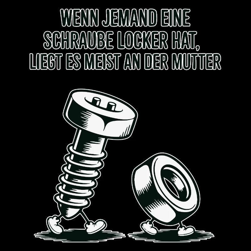 If someone has a screw loose nut saying