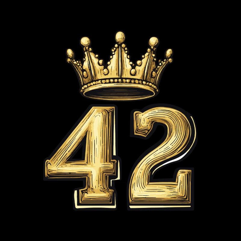42 Zahl Krone