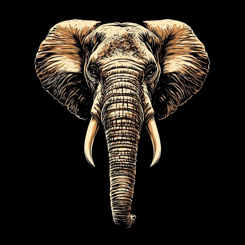 Trompe d’éléphant Afrique Safari Wilderness Éléphant