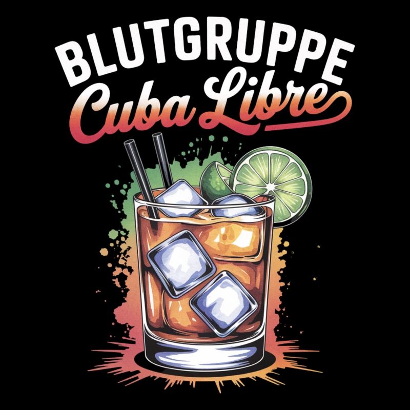 Blood Type Cuba Libre Cocktail Bartender