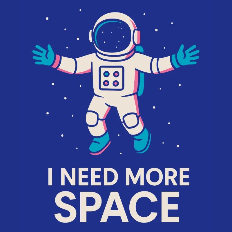 J’ai besoin de plus de design d’astronaute de l’espace