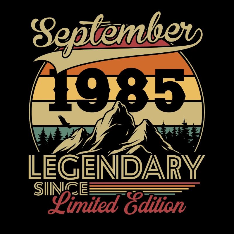 Vintage Retro September 1985 Geburtstagsgeschenk