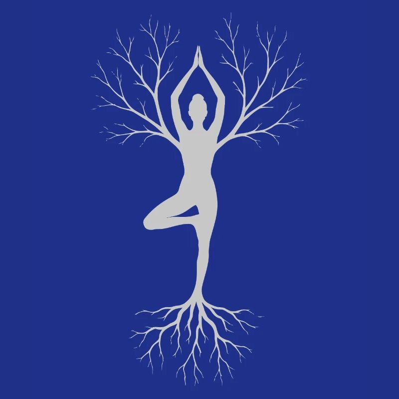 Mindfulness Meditation Tree Pose Design