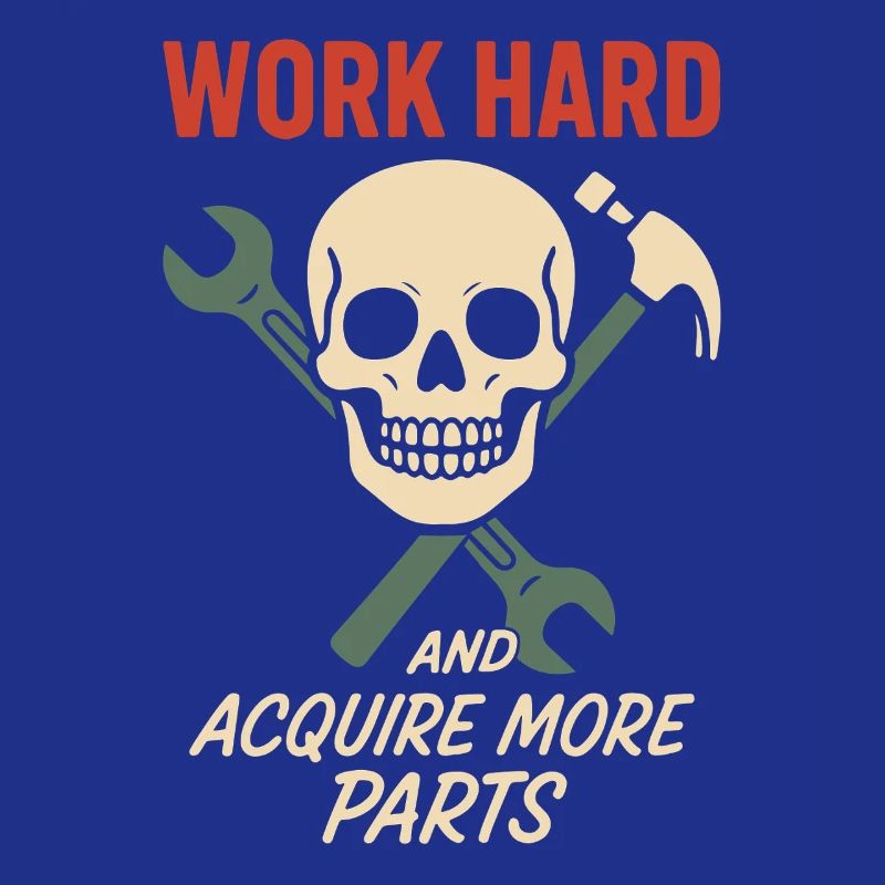 Travailler dur, acquérir plus de pièces, de garages, d’humour