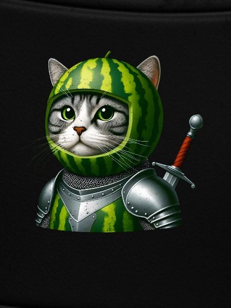 Chevalier chat pastèque