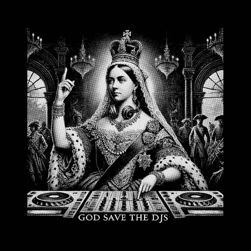 God Save the DJs Vintage design mixing music