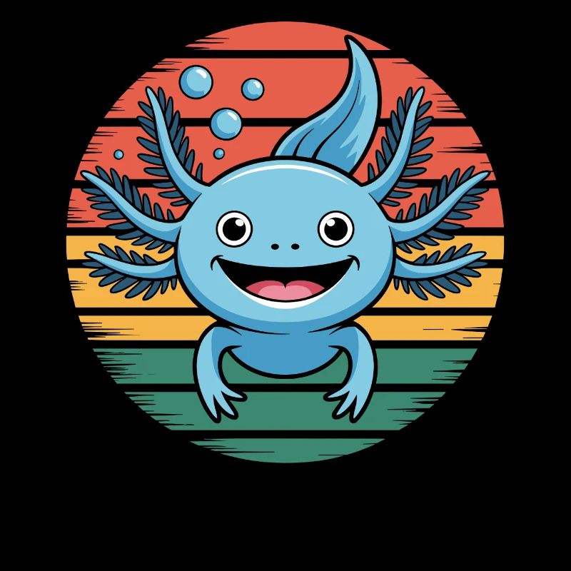 Axolotl Tierdesign