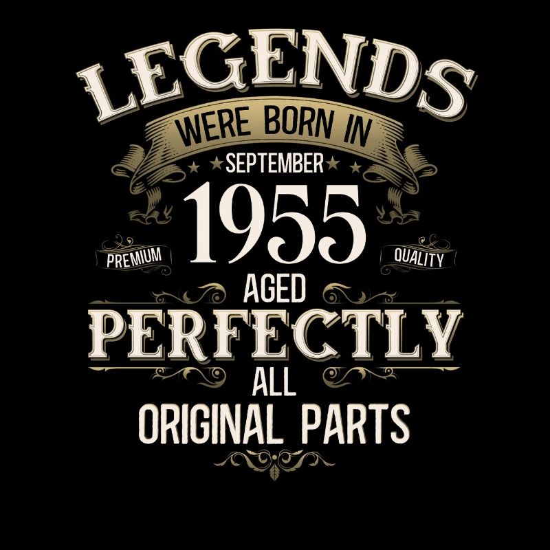 70th Birthday Gift Legend September 1955
