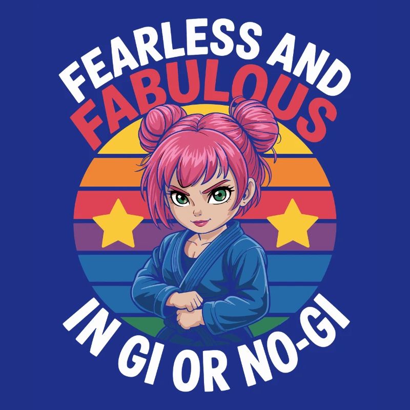 Illustration de combattante courageuse et fabuleuse