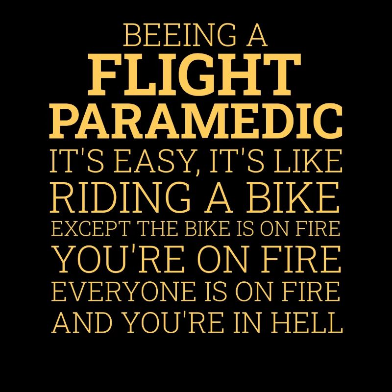 Flight Paramedic Riding A Bike Luftrettung