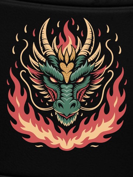 Fiery Dragon with Heart