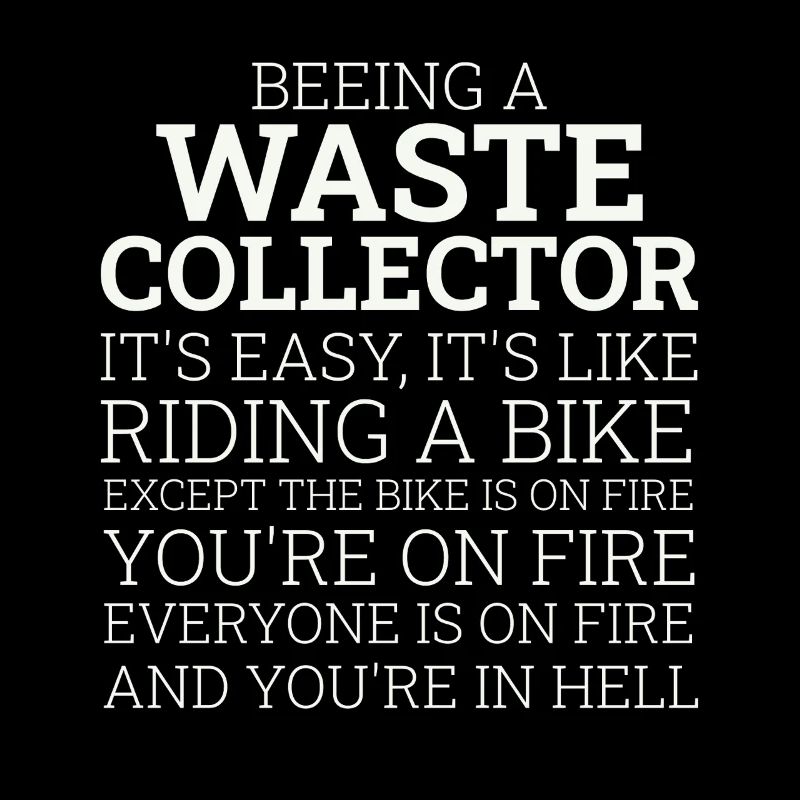 Collecteur de déchets à vélo