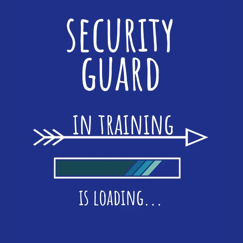 Security Guard Geschenk Beruf Ausbildung