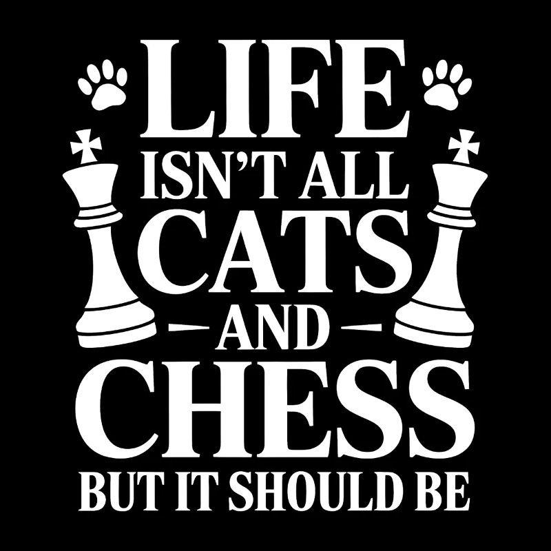 Drôle de dicton d’échecs et de chats