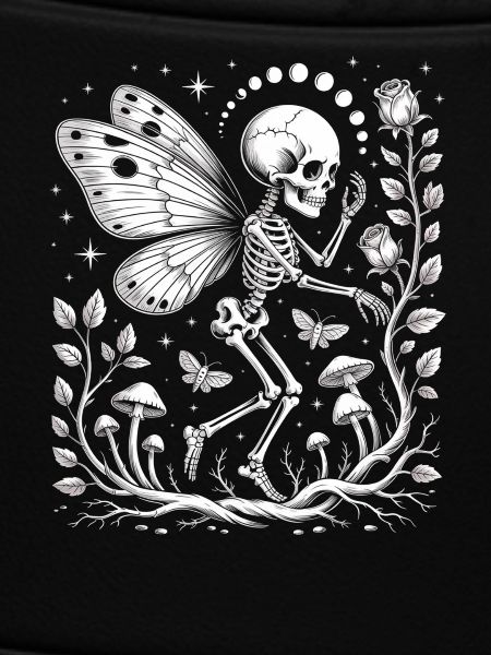 Gothic Skelett Fee mit Mondphasen