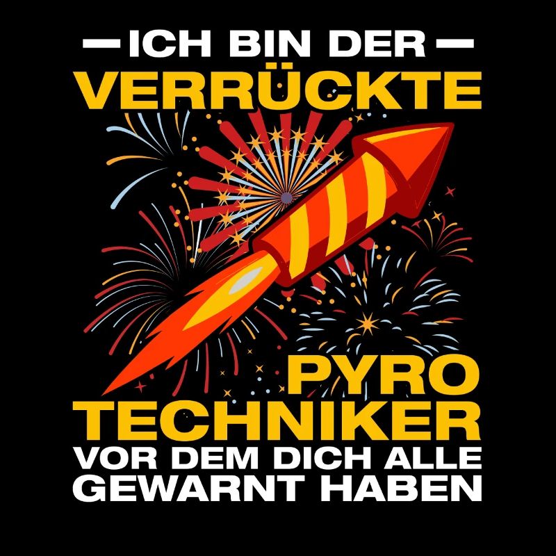 Feu d’artifice pyrotechnique fou