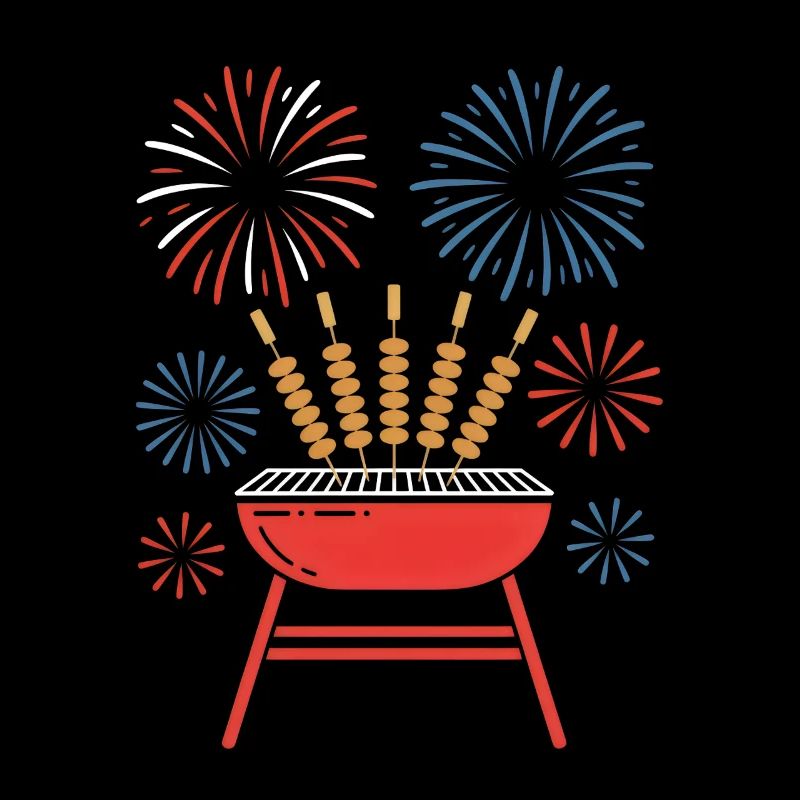 Pitmaster BBQ Skewers Independence Day 4th of