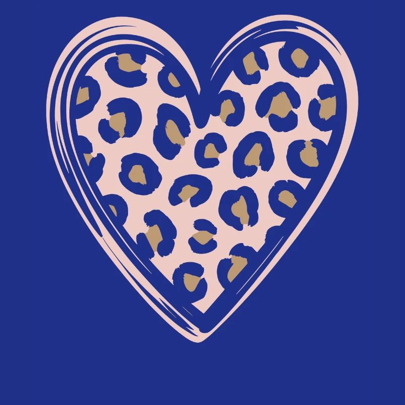 Leopard Pattern Heart Design