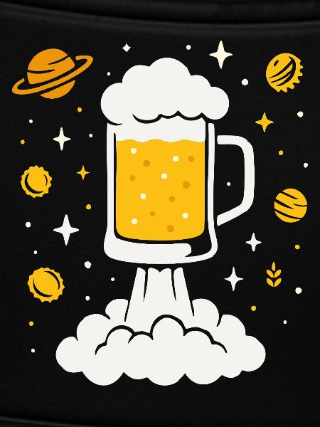 Beer Rocket in Space