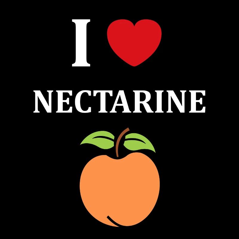 Nectarine and Nectarine Love T-shirt Design
