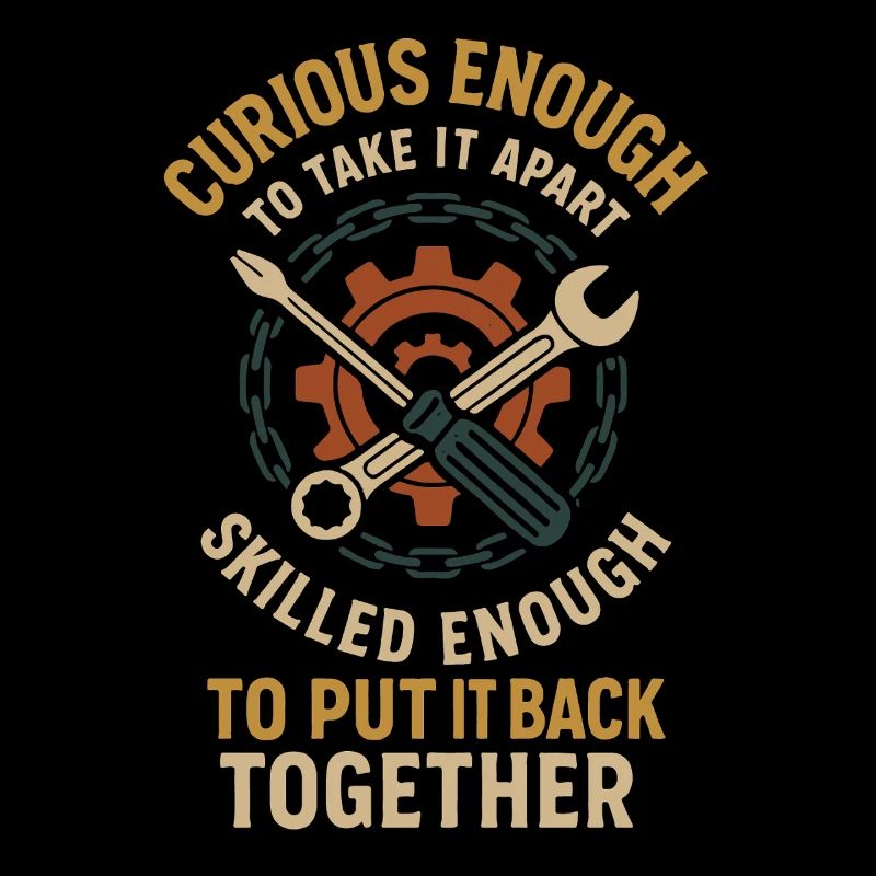 Curious Enough Take It Apart funny garage