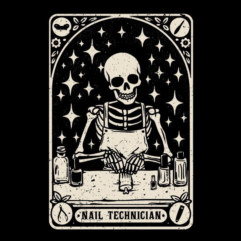 Nail Designer Nail Technician Tarot Card