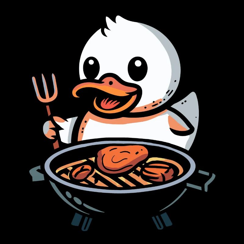 Grill Duck Rubber Duck Barbeque Grilling