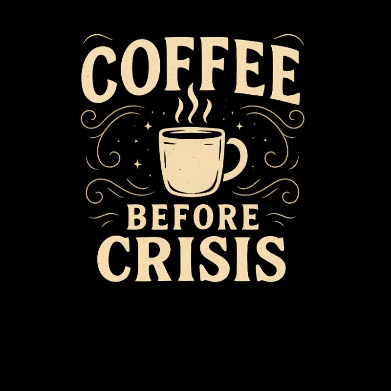 Coffee Before Crisis Illustration