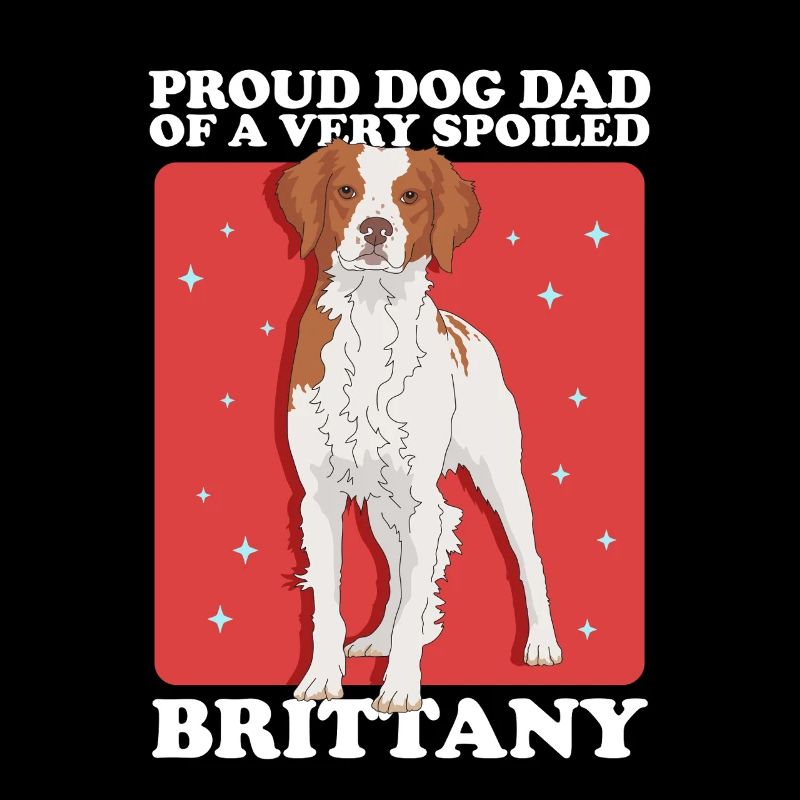 Brittany Dad Epagneul Breton Pointing Dog Gift
