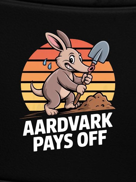 Aardvark Pays Off Ameisenbär Motivation