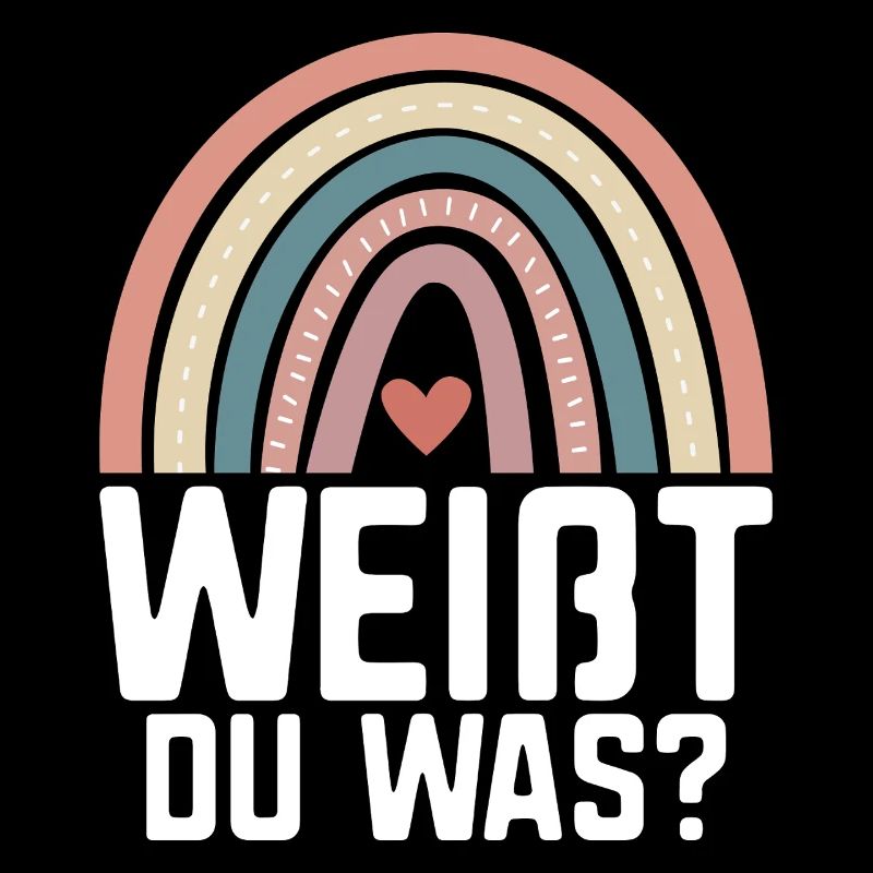 Große Schwester Verkündung Ankündigung Regenbogen
