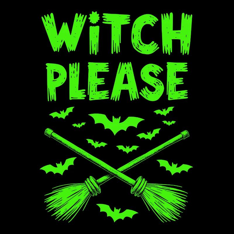 Witch Please – Halloween Witch Broom