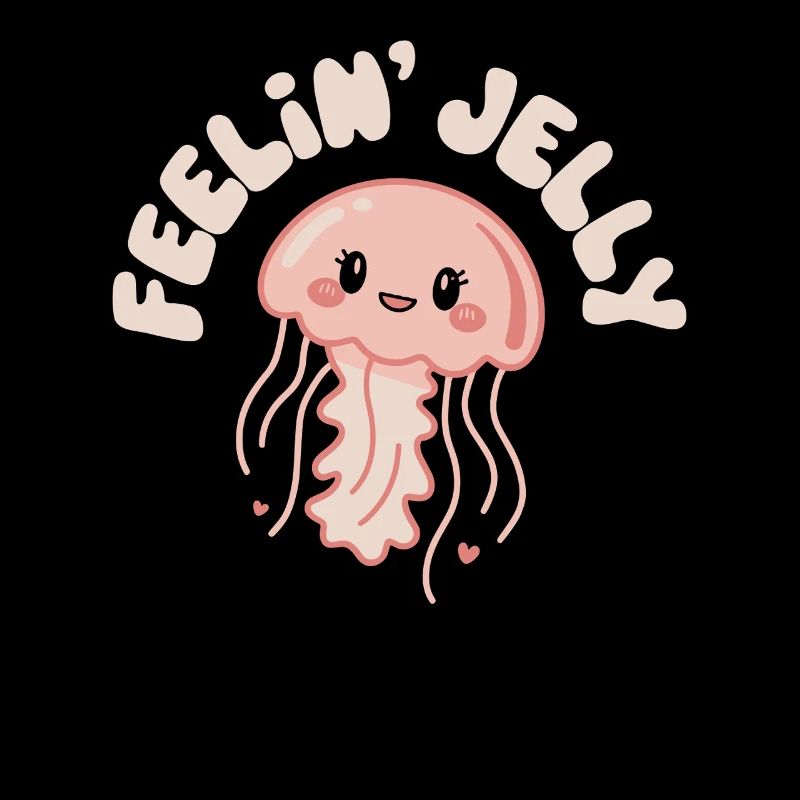 Méduse Feelin Jelly Motif de méduse mignon