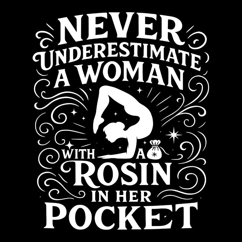 Never Underestimate A Woman With A Rosin In Her