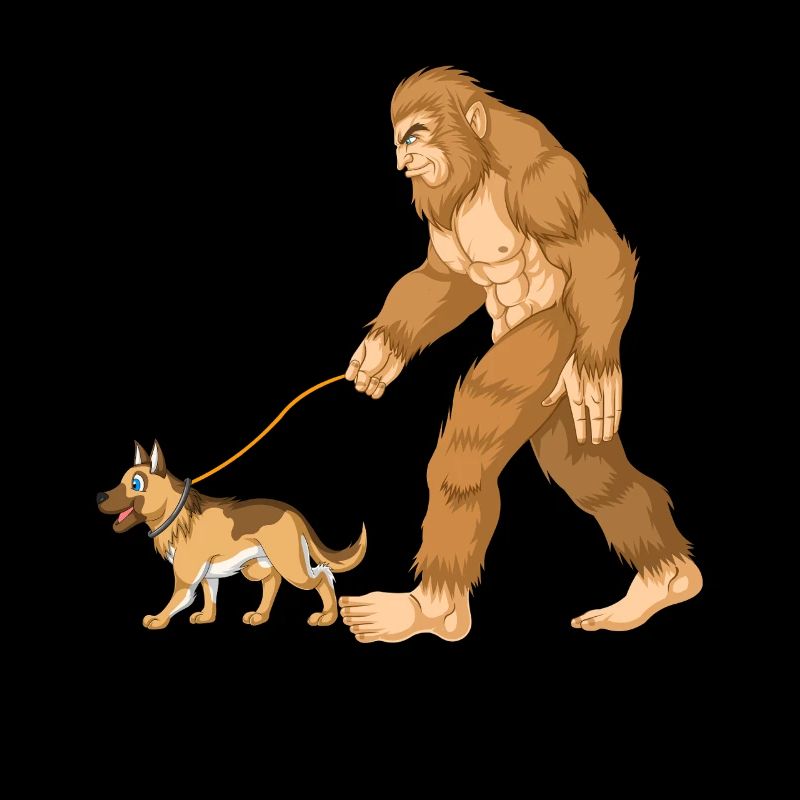 Bigfoot Walking German Shepherd