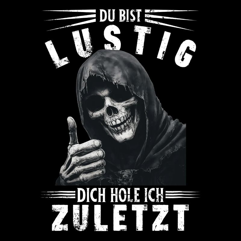 Dire que tu es drôle Grim Reaper Skull Motif