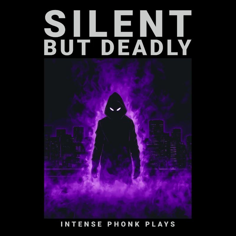 Silent But Deadly Anime Gamer Phonk Gift