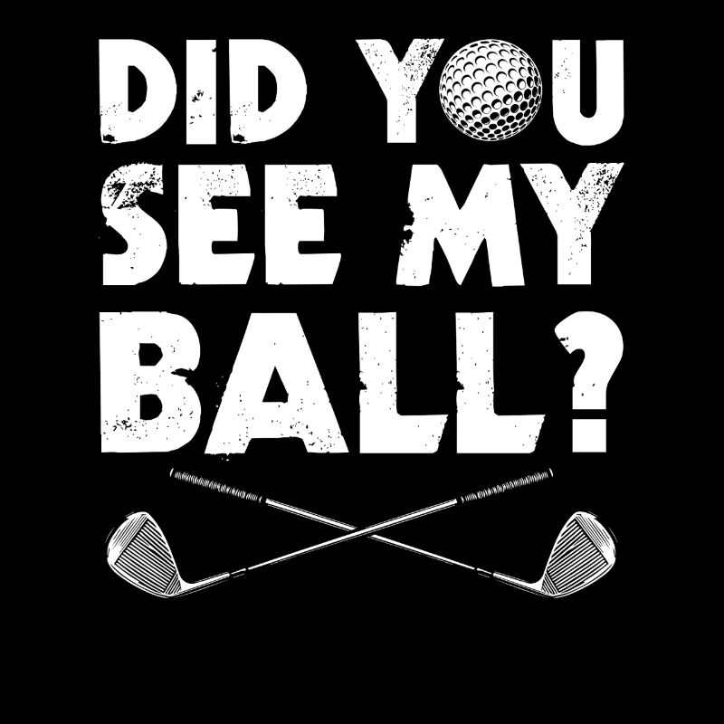 Did you see my ball? Golfer golf golfing