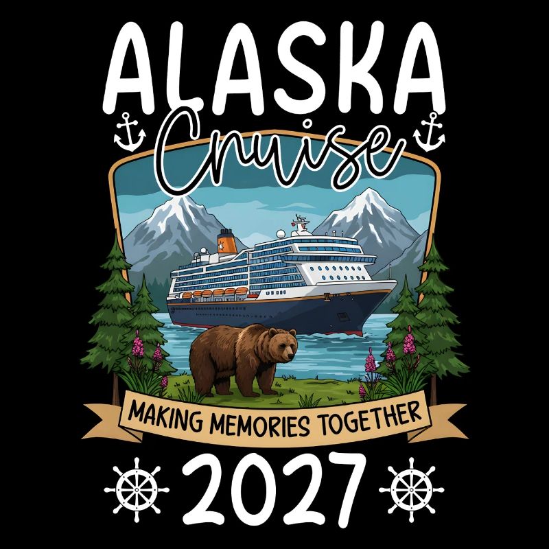 Alaska Kreuzfahrt Erinnerungsdesign