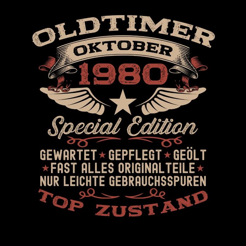 45. Geburtstag Geschenk Oldtimer Oktober 1980