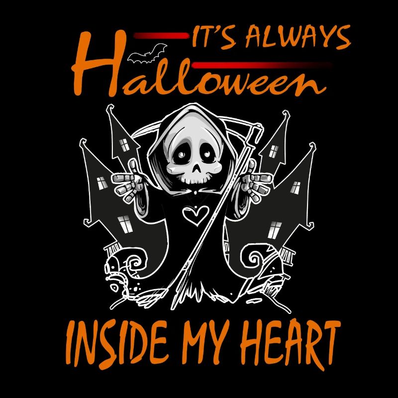 Always Halloween Grim Reaper Kids Tee