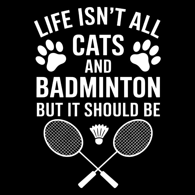 Badminton Dire Chat Drôle Badminton Cadeau
