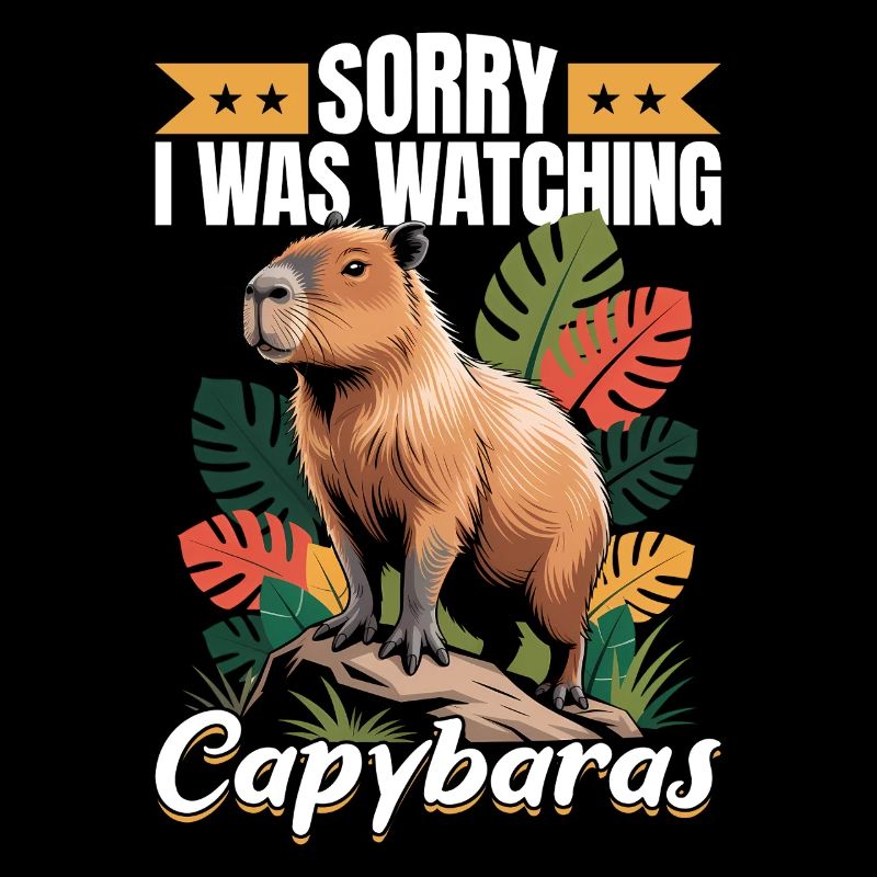 Funny aesthetic Kawaii Capybara