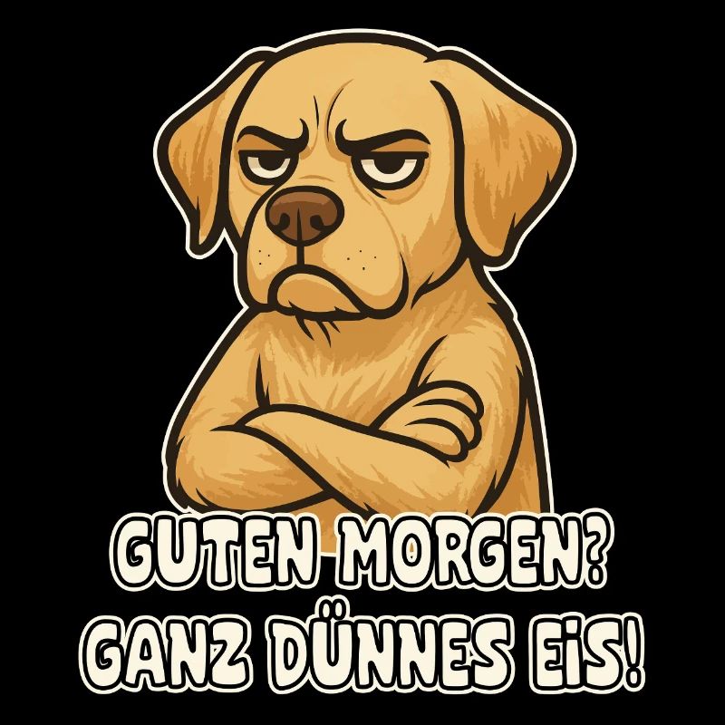 Sarkastischer Hund Labrador
